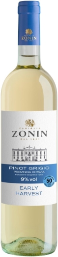 Zonin Pinot Grigio 9% vol Early Harvest | 2024 | 6er Karton